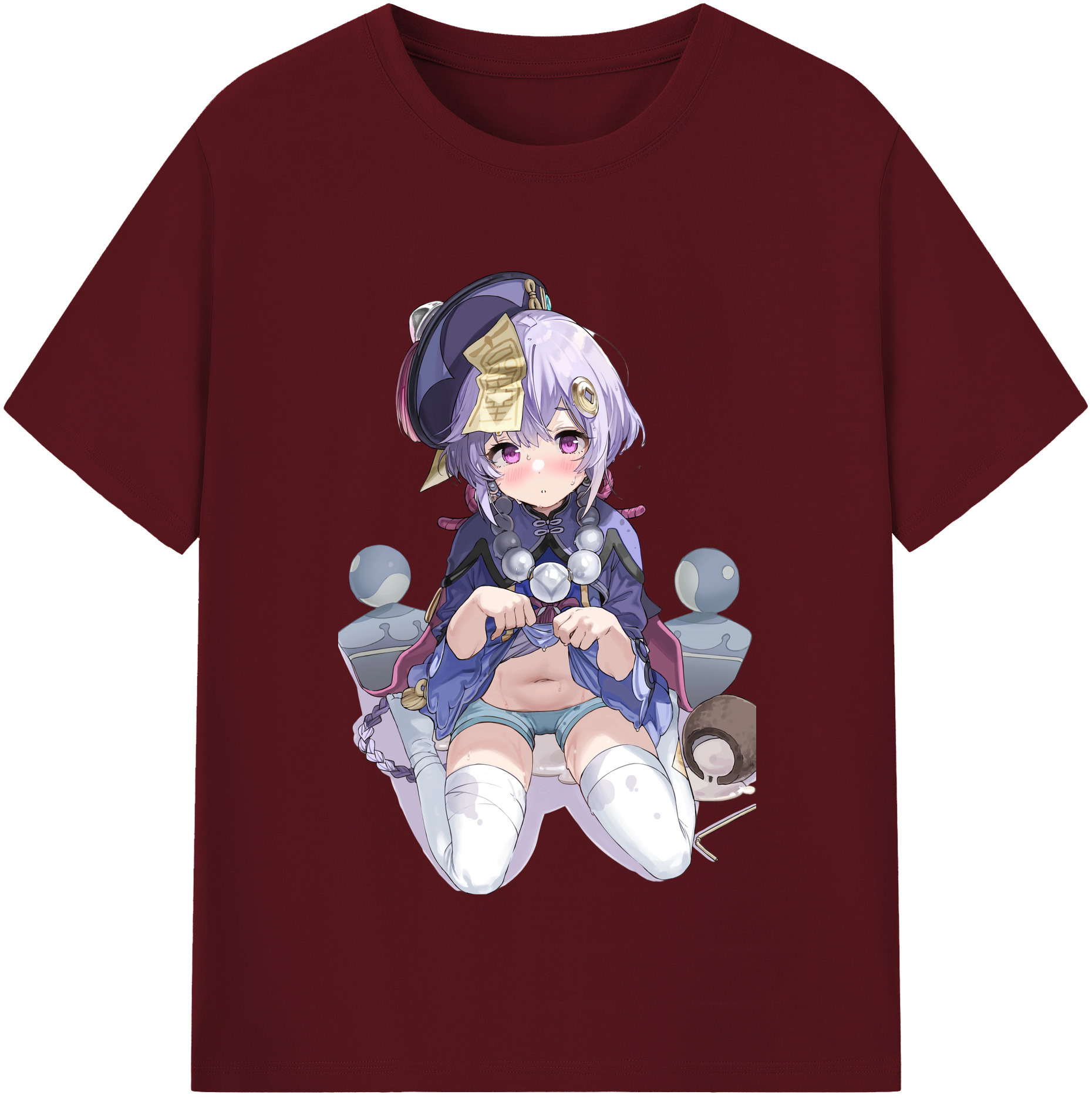 げんし神 七七 なな  genshin Nana 綿100％半袖Tシャツ（フロントプリント）